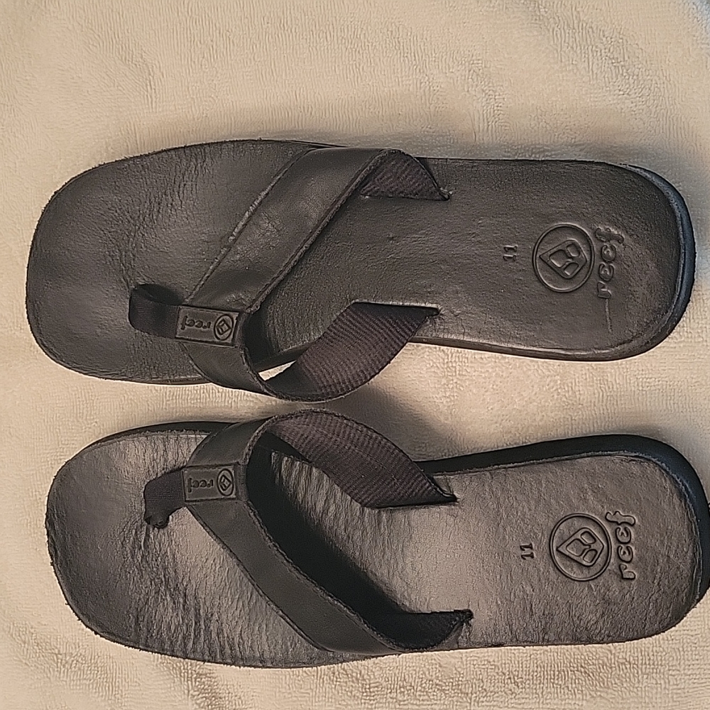 Ladies Reef wedge flip flops
